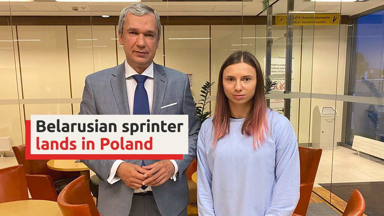 Belarusian sprinter lands in poland