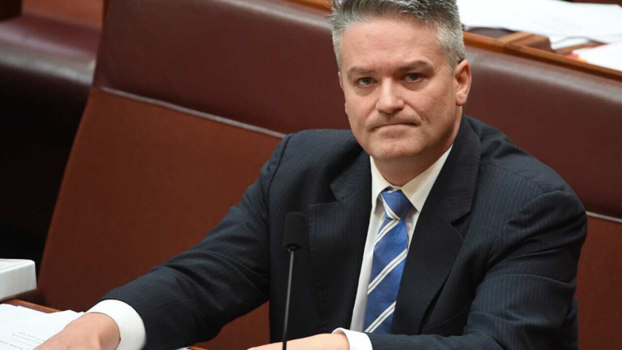 Minister for Finance Mathias Cormann