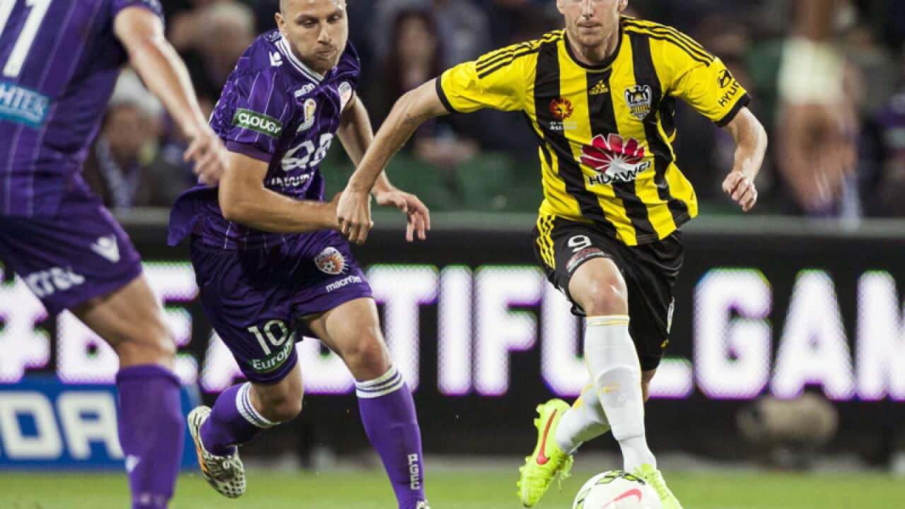 Nathan Burns of the Wellington Phoenix