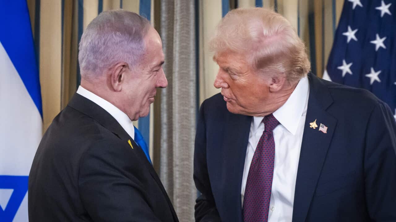 US President Trump and Israeli Prime Minister Netanyahu press conference at the White House