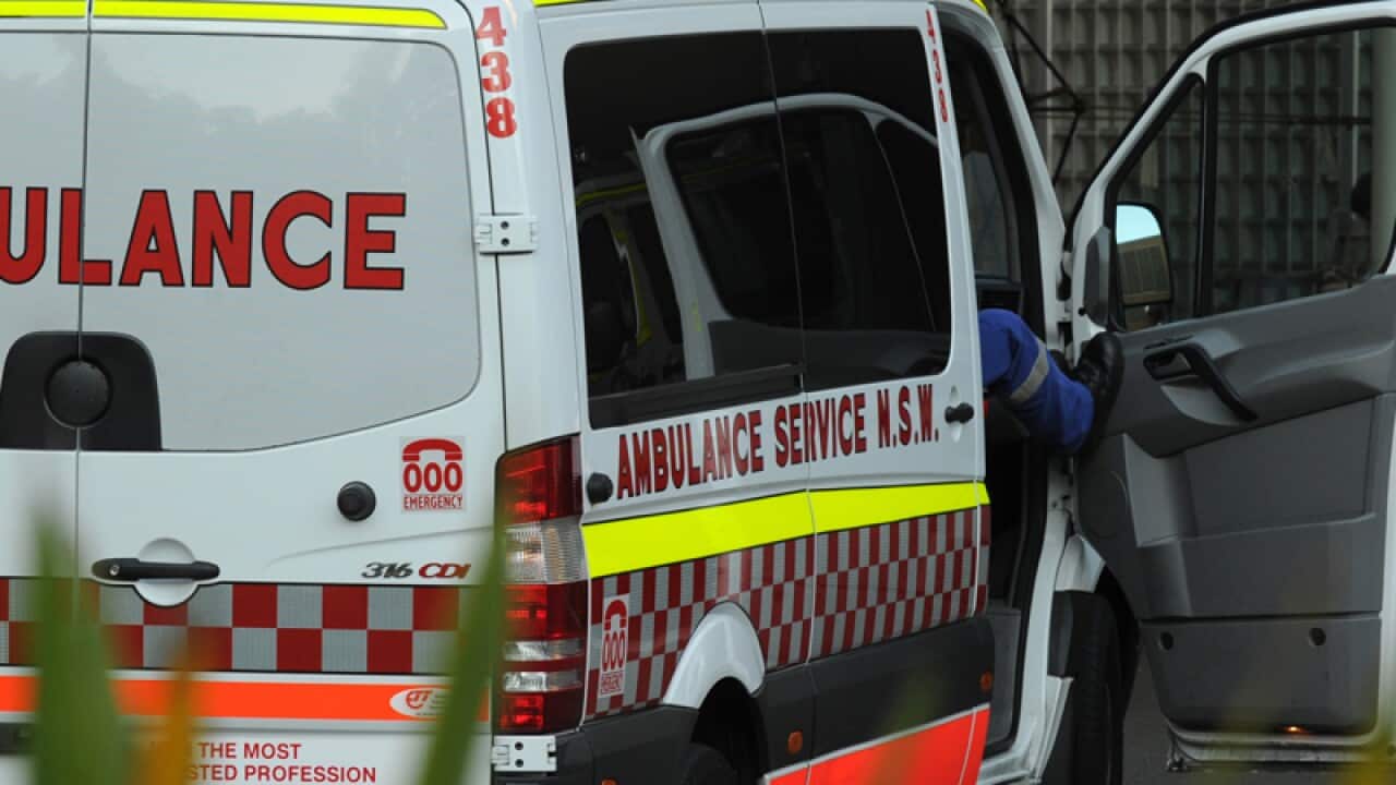 NSW ambulance parked