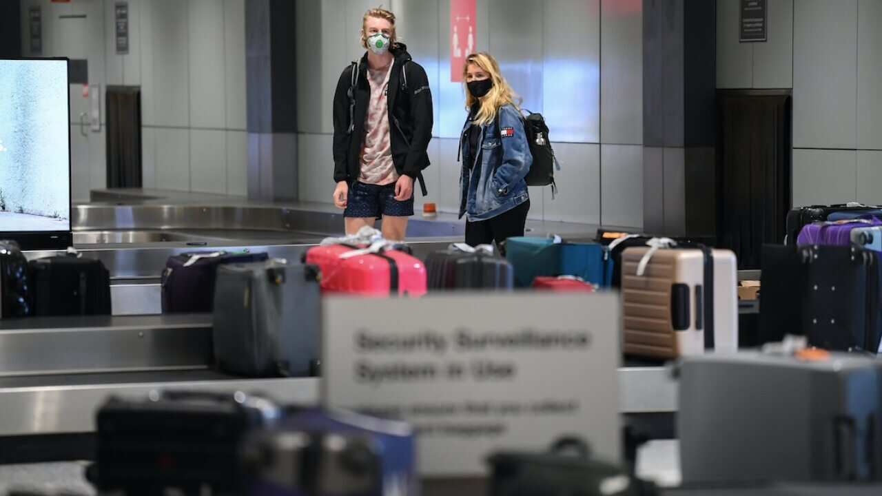 Sydney Airport earlier in the pandemic.