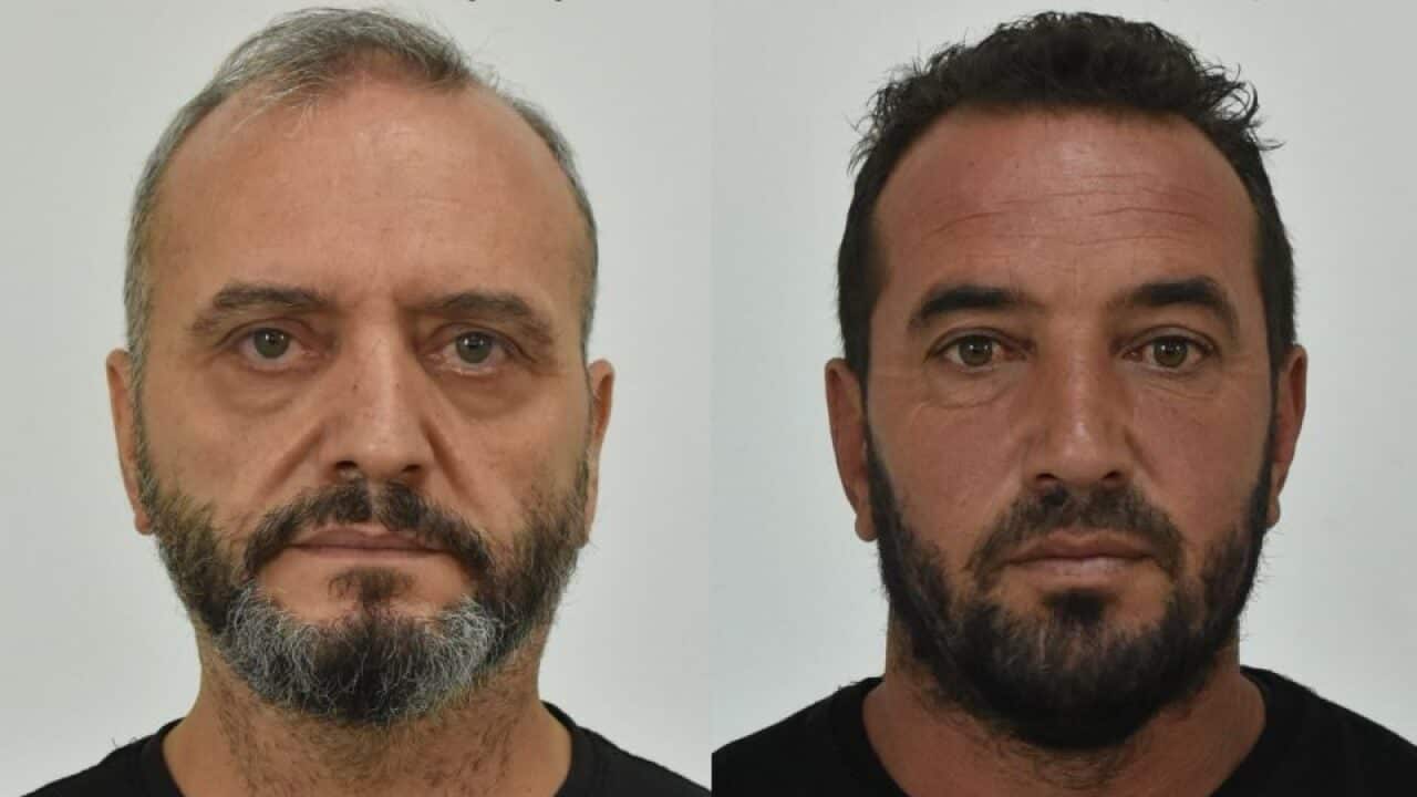 Ilias Michos (left) and Ioannis Sofianidis.