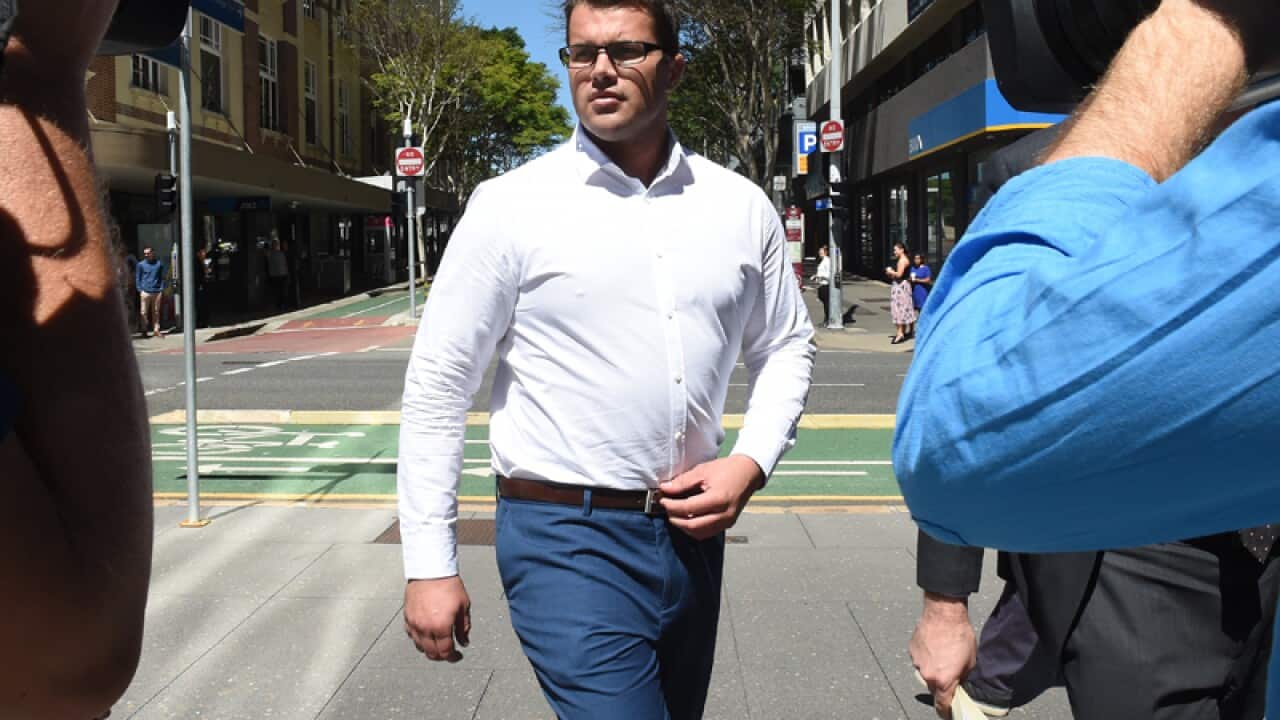 Gable Tostee arrives to the Supreme Court in Brisbane