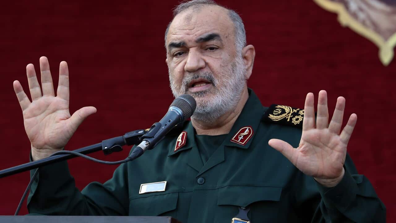 Head of Iran's Revolutionary Guard Corps (IRGC) Hossein Salami