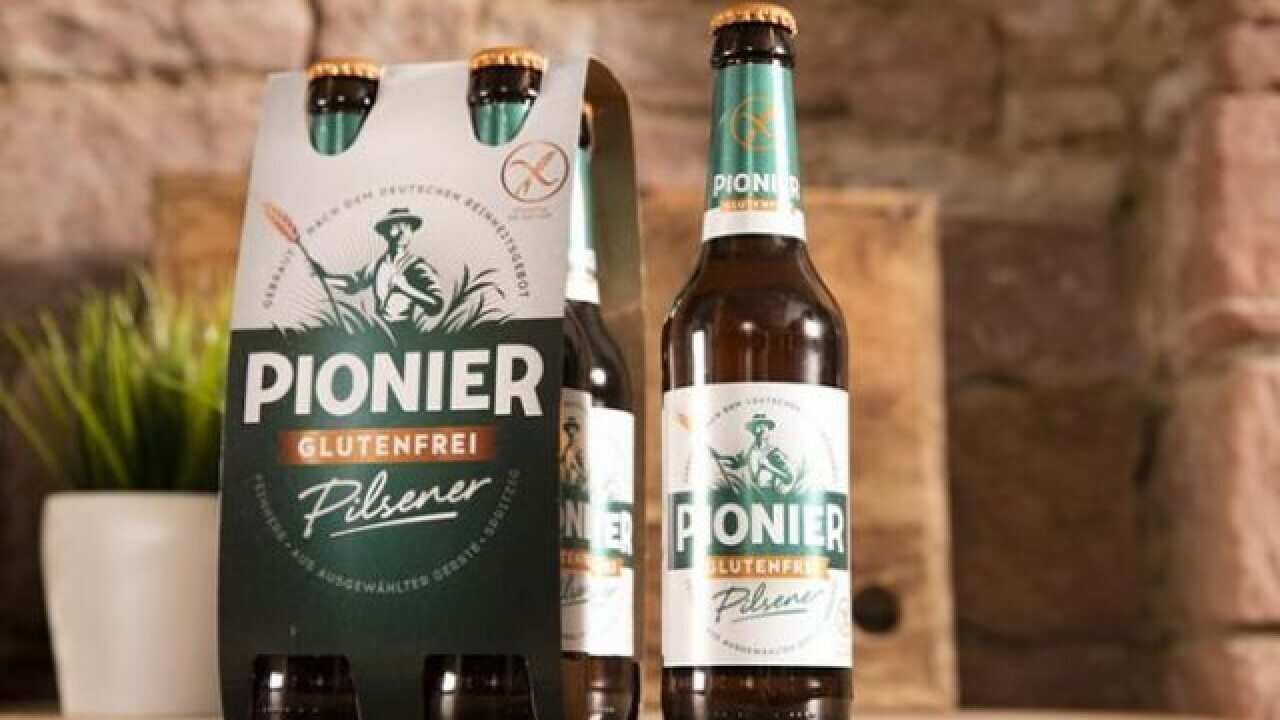 Bisher einzigartig, Gluten-freies Bier mit australischer Gerste.