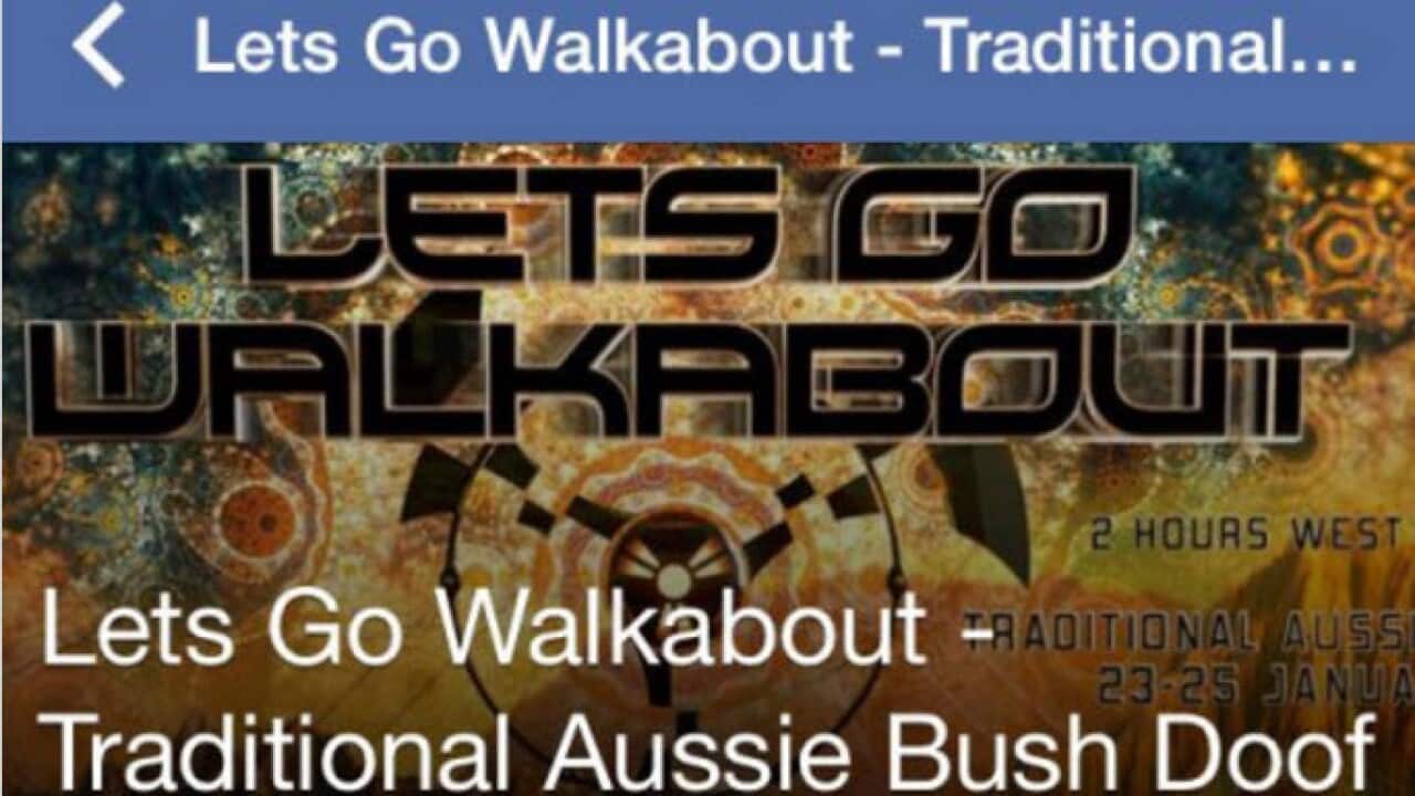 The name of the Lets Go Walkabout party was changed after criticism fired on social media.