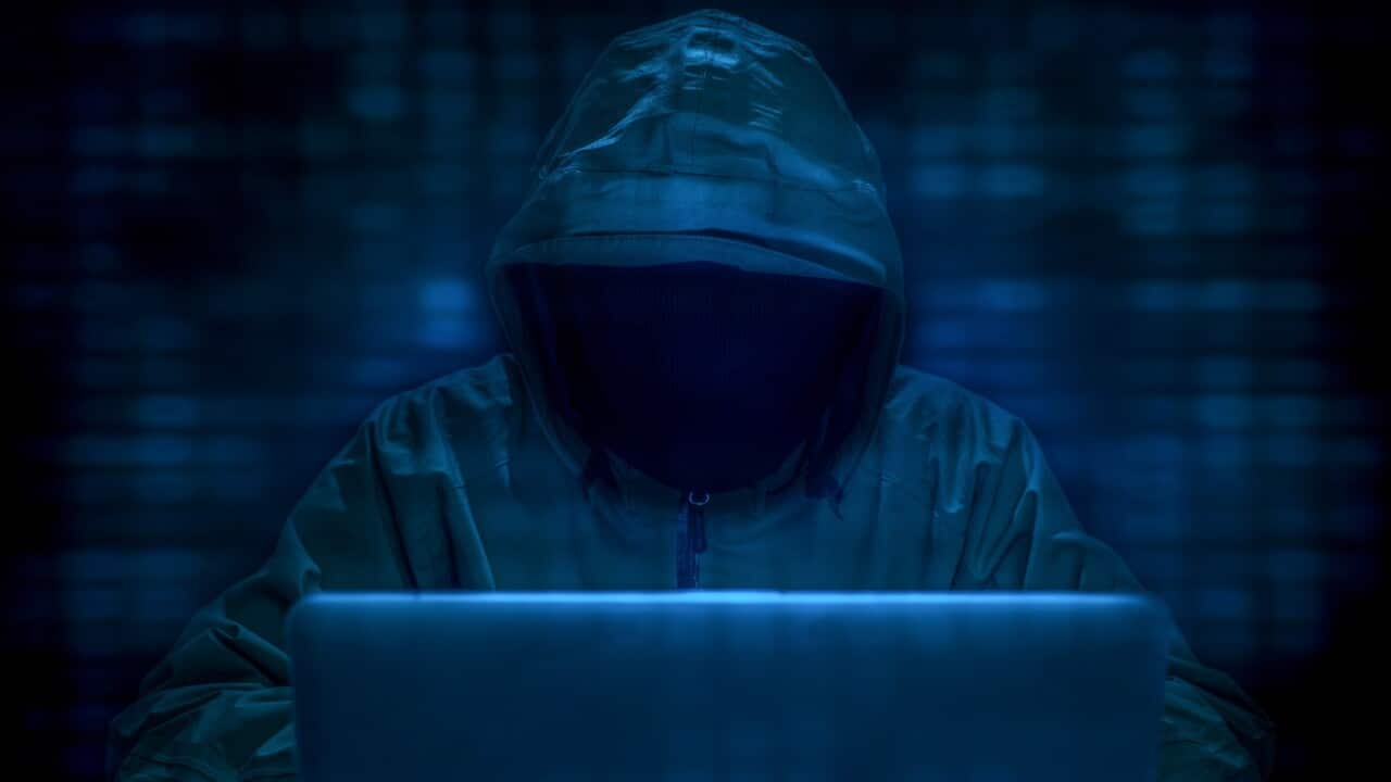 hooded person