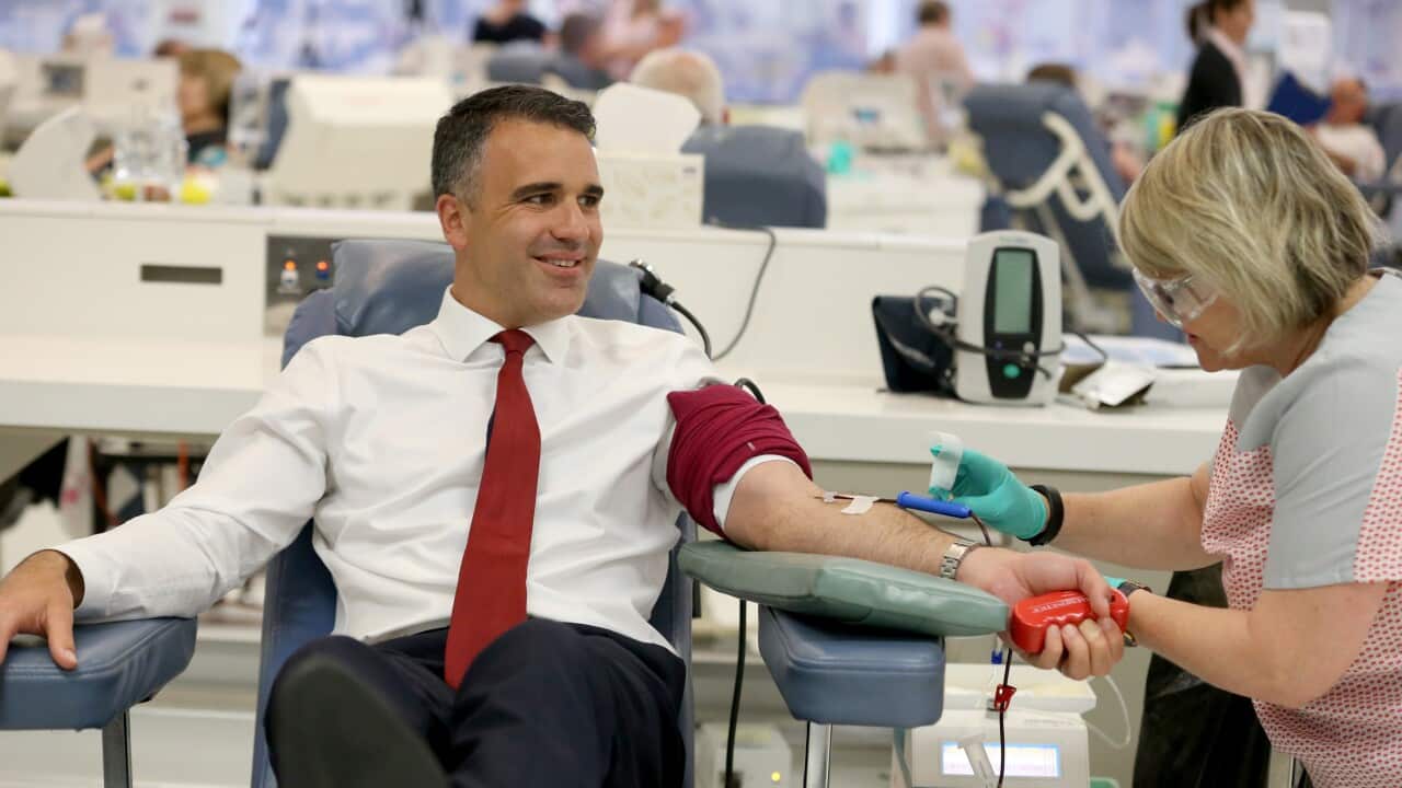 PETER MALINAUSKAS BLOOD DONATION
