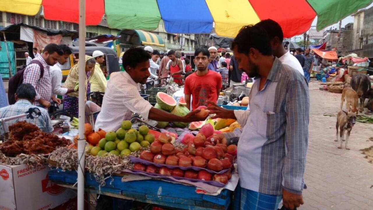 Iftar market in Kolkata , India