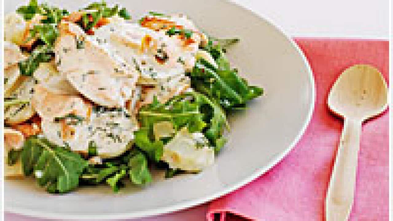 Salmon and potato salad