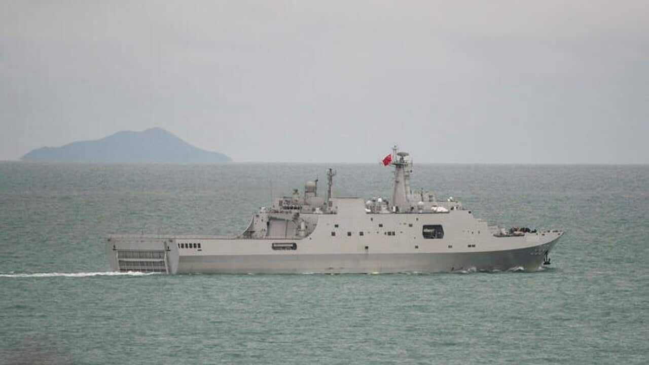Chinese warship