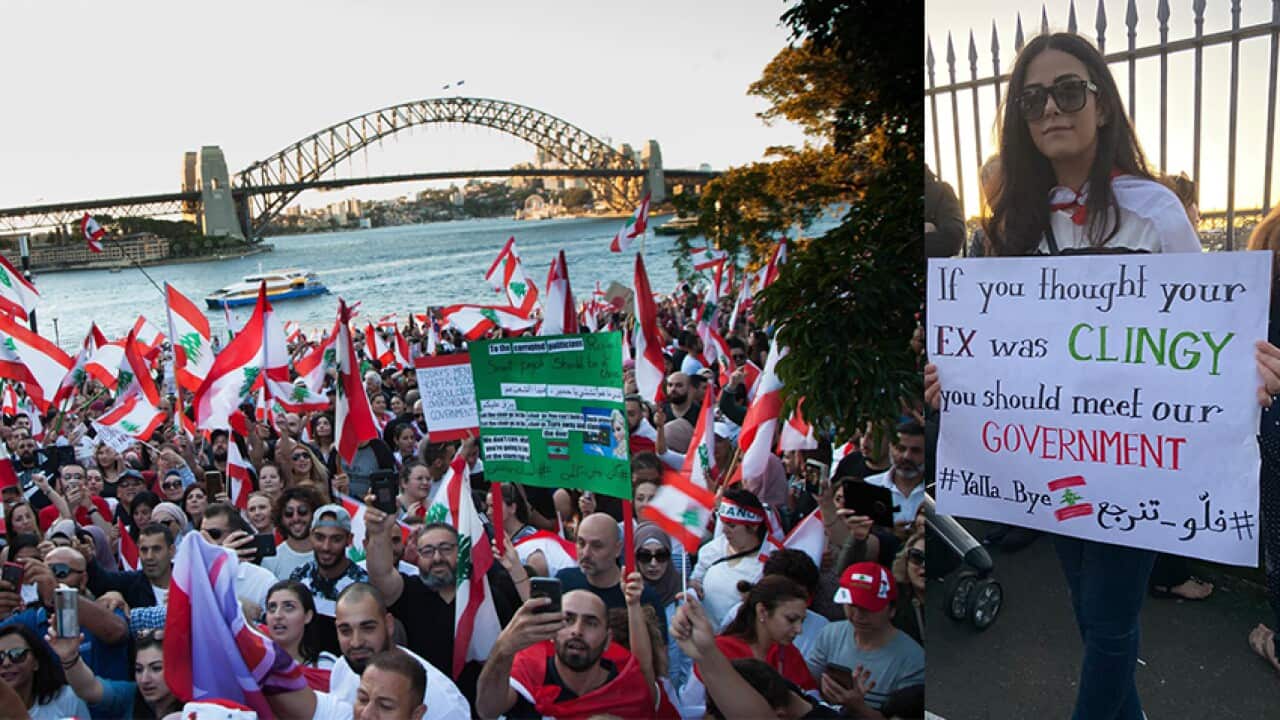 Lebanese protest sydney
