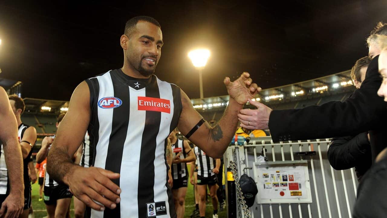 Heritier Lumumba says he was subjected to racial slurs, including the nickname Chimp, during his 10-year playing career at Collingwood.