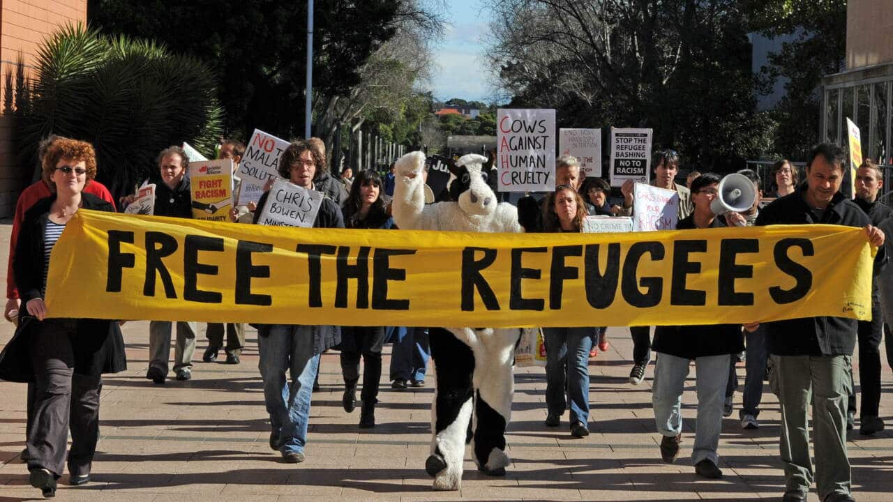 A pro-refugee rally in Sydney - AAP.jpg