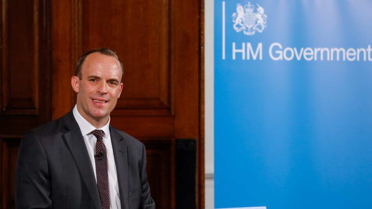 Dominic Raab, the British Secretary of State for exiting the European Union