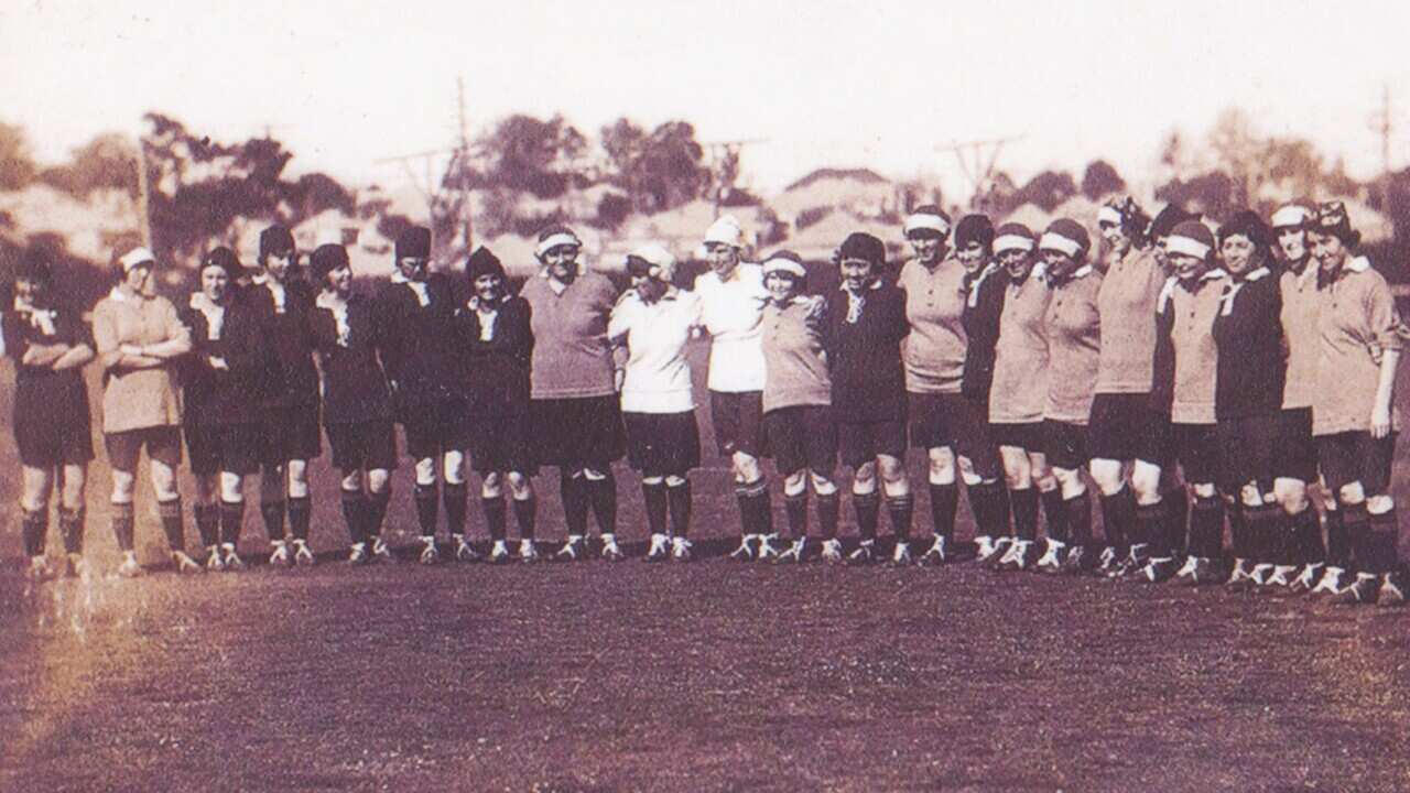 Brisbane Ladies Soccer Club, 1921.