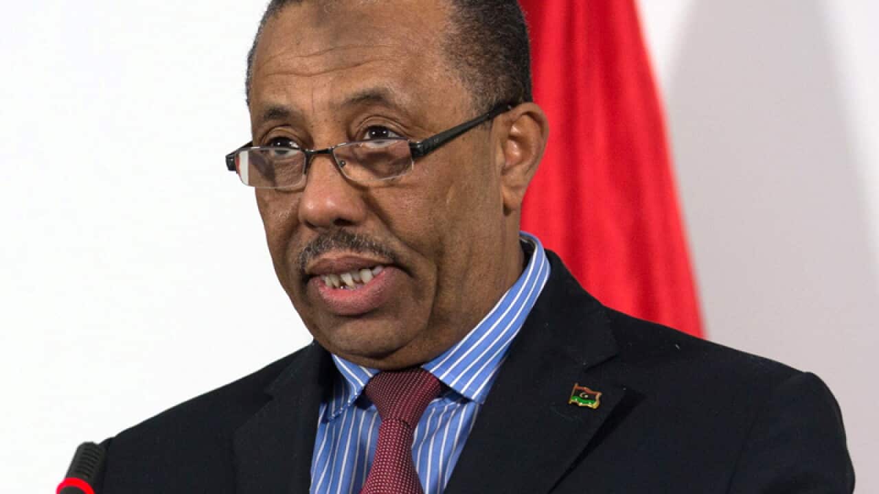 Libya's prime minister Abdullah al-Thani