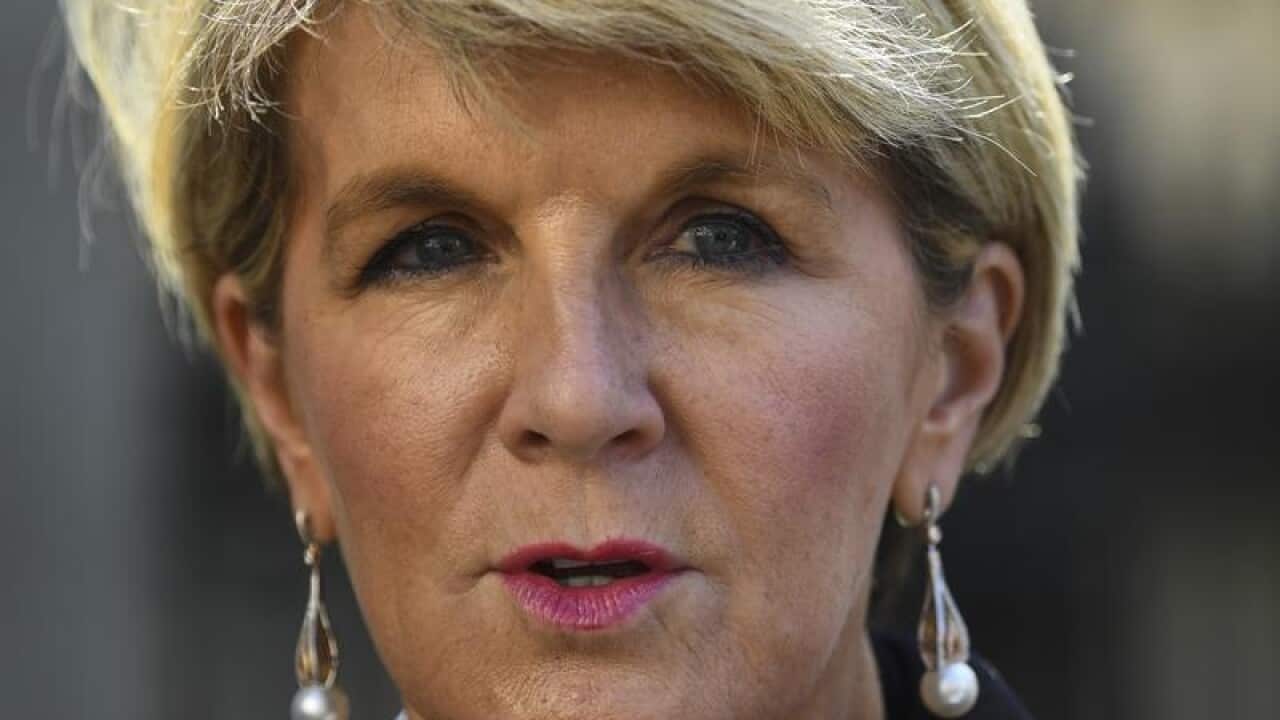Australian Foreign Minister Julie Bishop