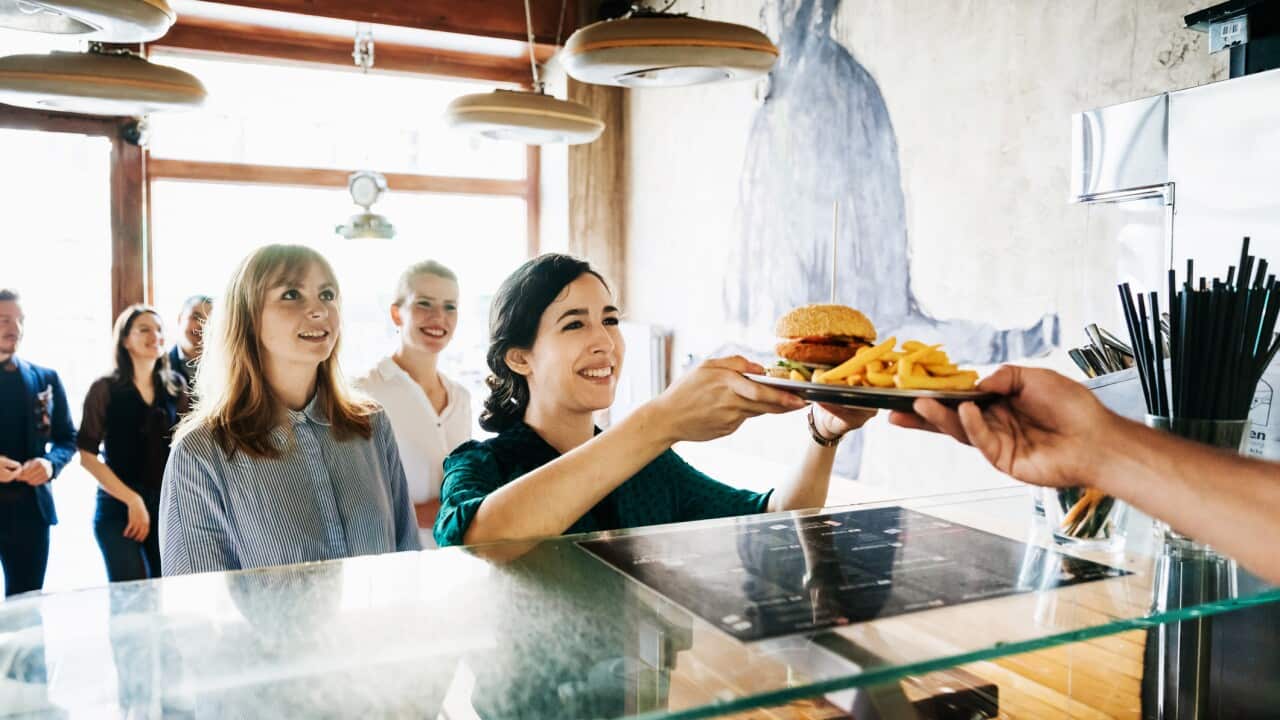 Small burger restaurant