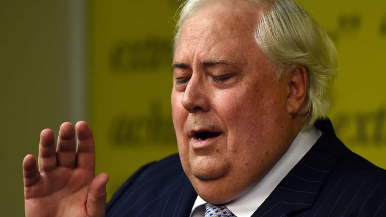 Federal member for Fairfax Clive Palmer.