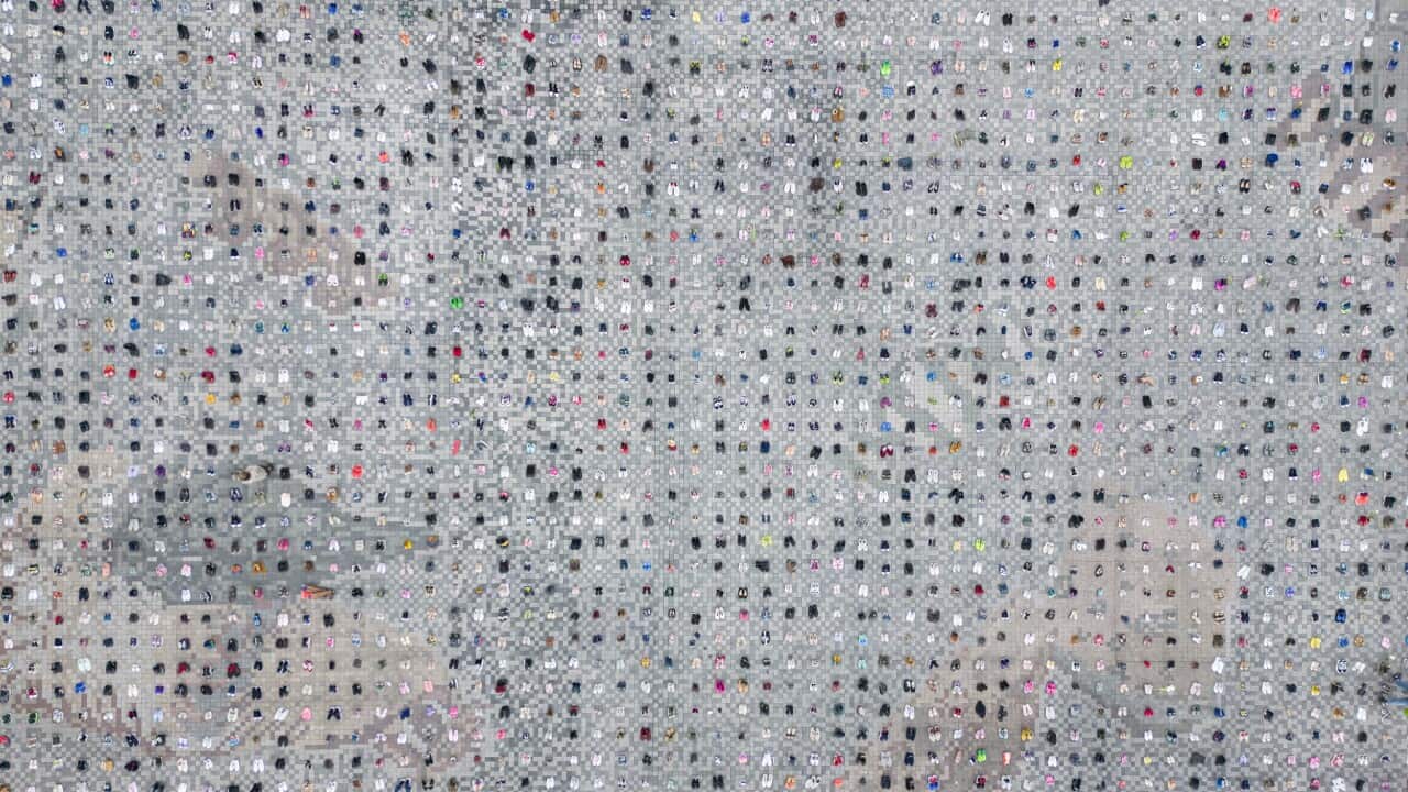 14.000 children's shoes exhibition in Utrecht