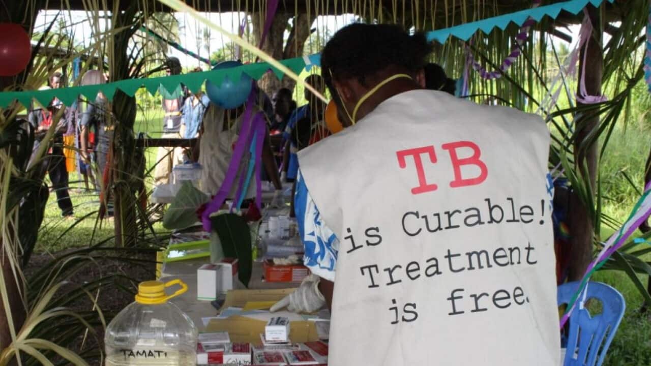 A tuberculosis treatment centre in Papua New Guinea.