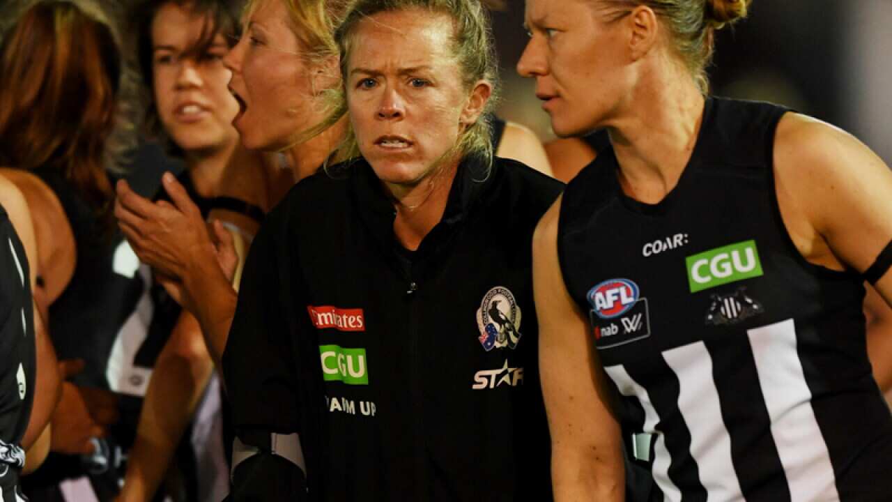 Kate Sheahan of the Magpies
