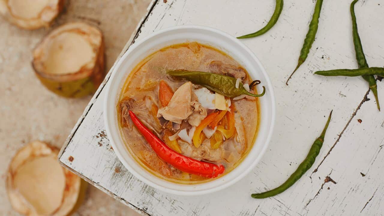 Native chicken (binakol)