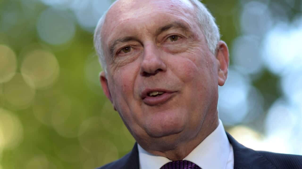 Nationals leader and deputy prime minister Warren Truss