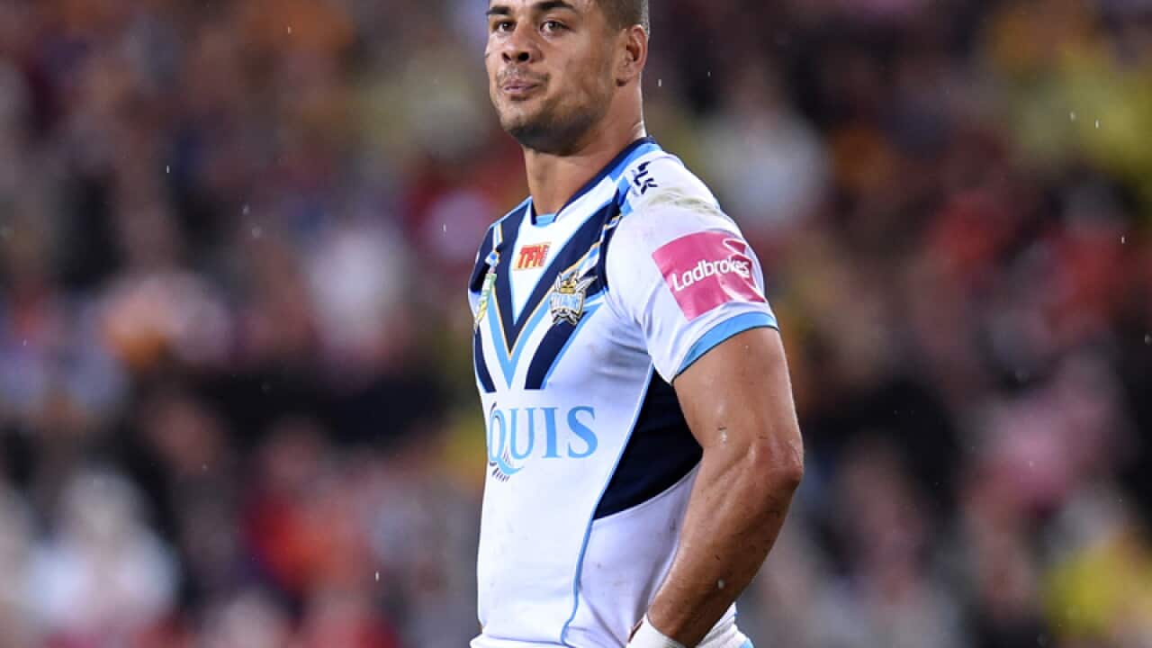 Jarryd Hayne of the Gold Coast Titans
