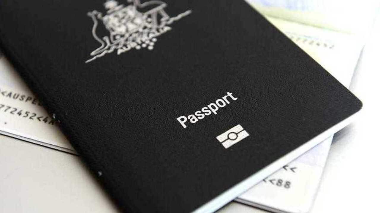 Australian passport.