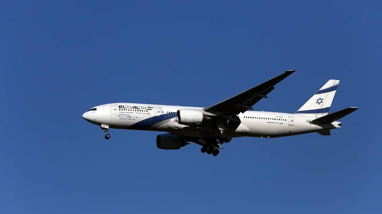 El Al Israel Airlines plane: file.