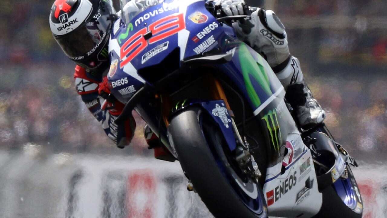 Spanish Moto GP rider Jorge Lorenzo