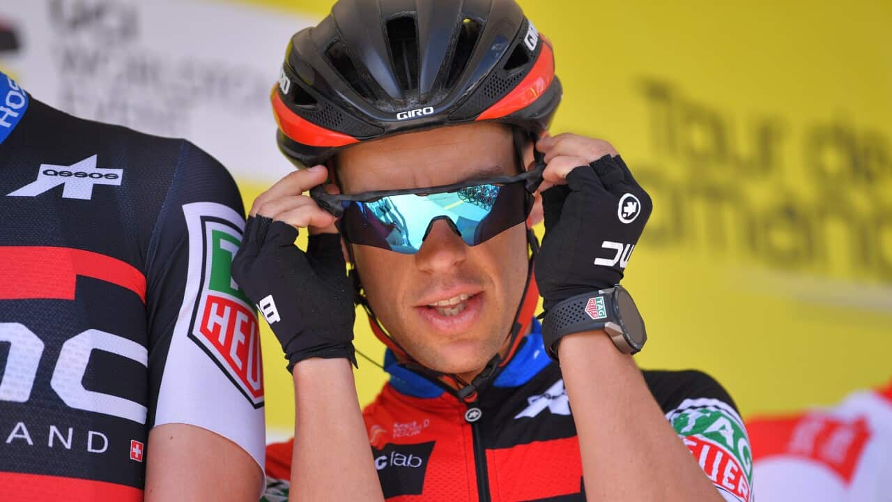 Richie Porte at the start of stage 1 of the 2018 Tour de Romandie (Getty)