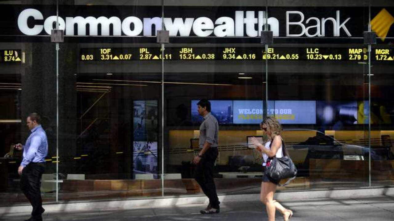 A Commonwealth Bank (CBA) branch in Brisbane
