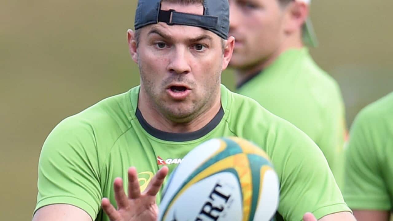 Wallabies player Drew Mitchell
