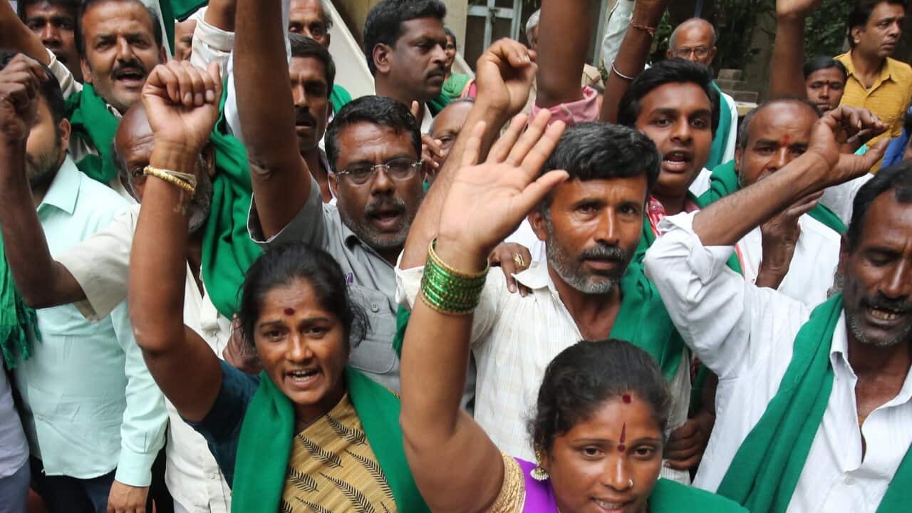 INDIA CAVERY WATER PROTEST