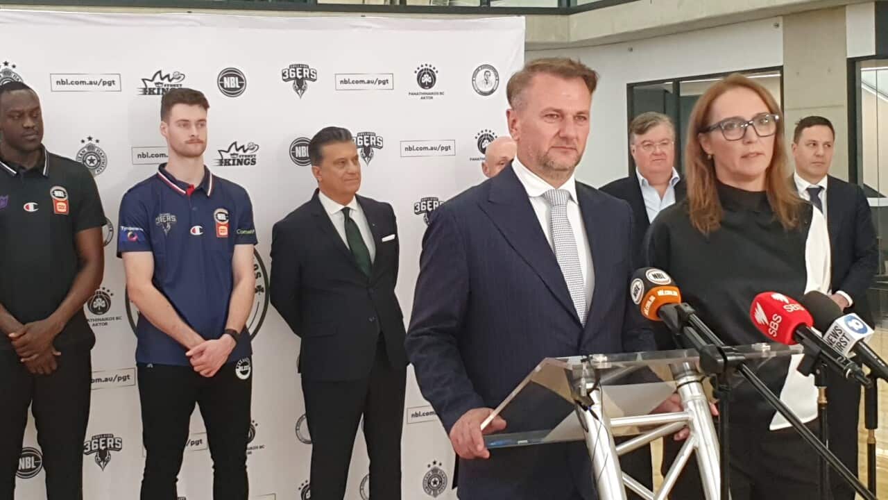 Partizan Belgrade Basketball Club president Ostoja Mijailovic