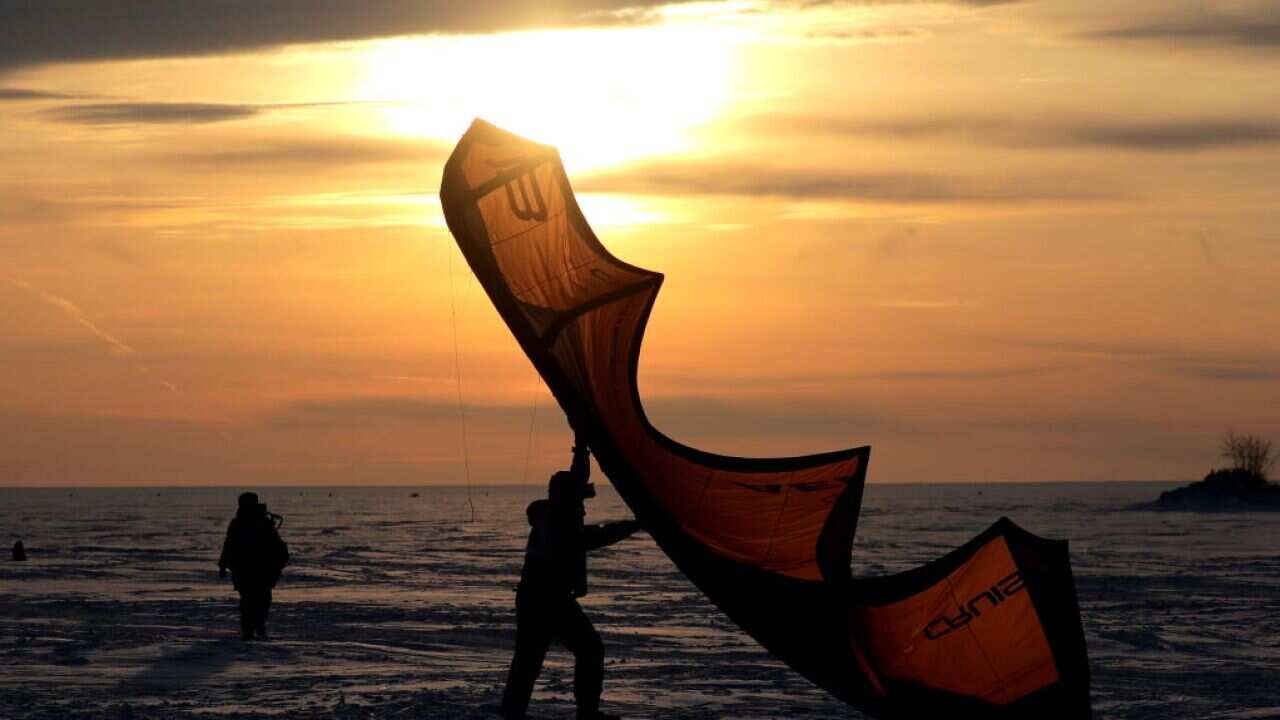 Siberian Snowkiting and Winter Windsurfing Cup in Novosibirsk, Russia