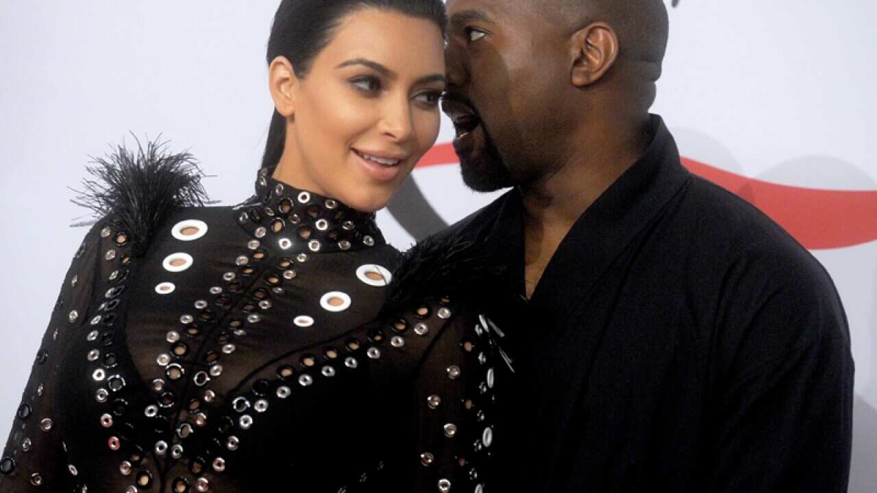 Kim Kardashian and Kanye West