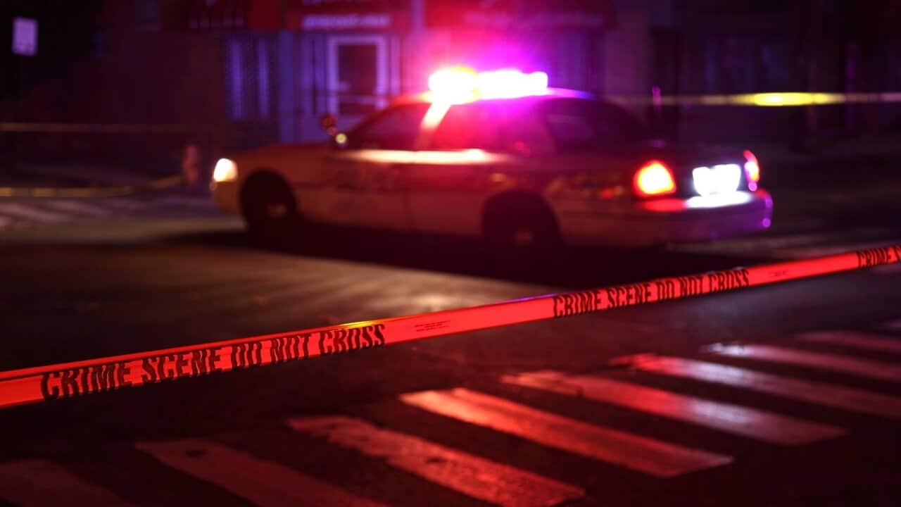 Crime Scene with Police Car