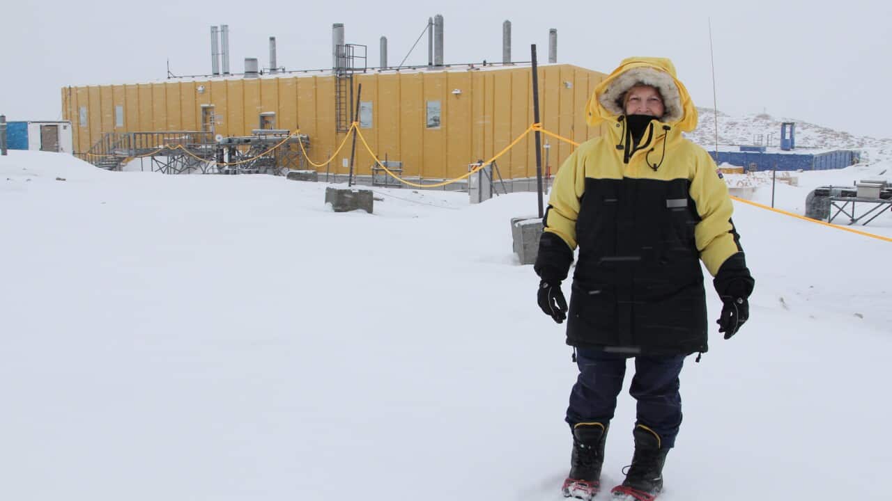 Alison Dean in Antartica *single use*