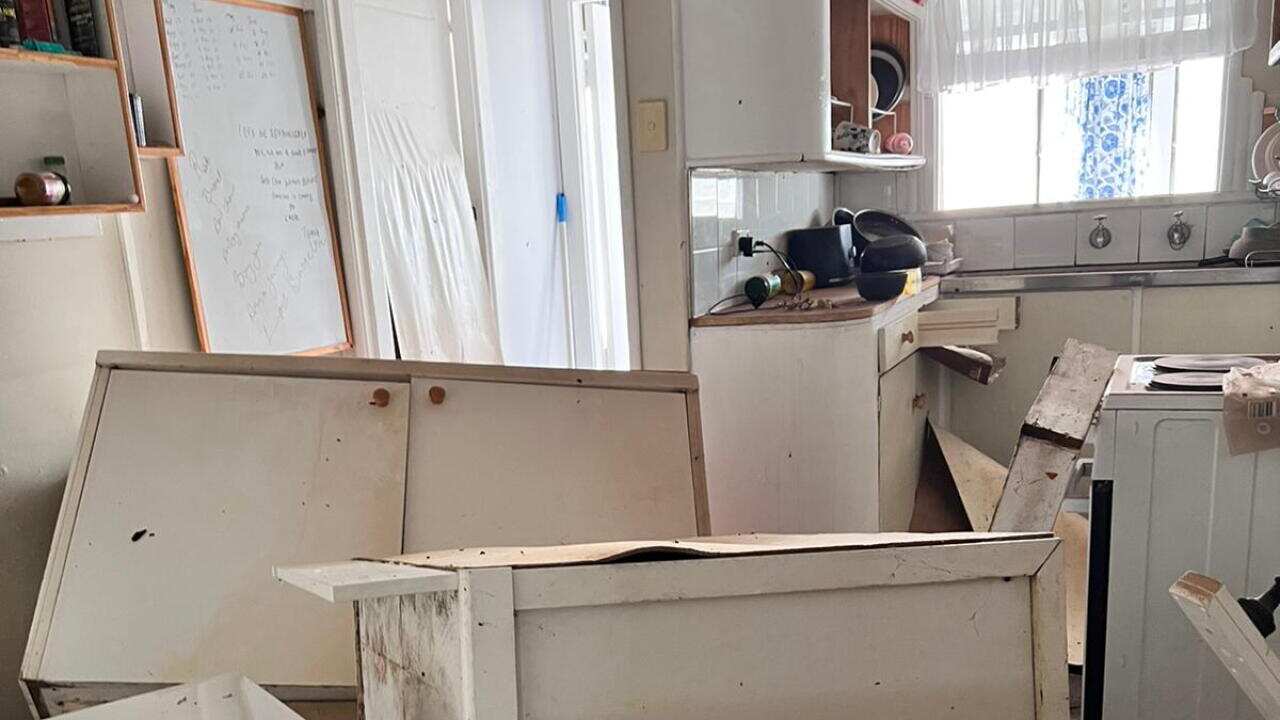 lismore home affected by flood.