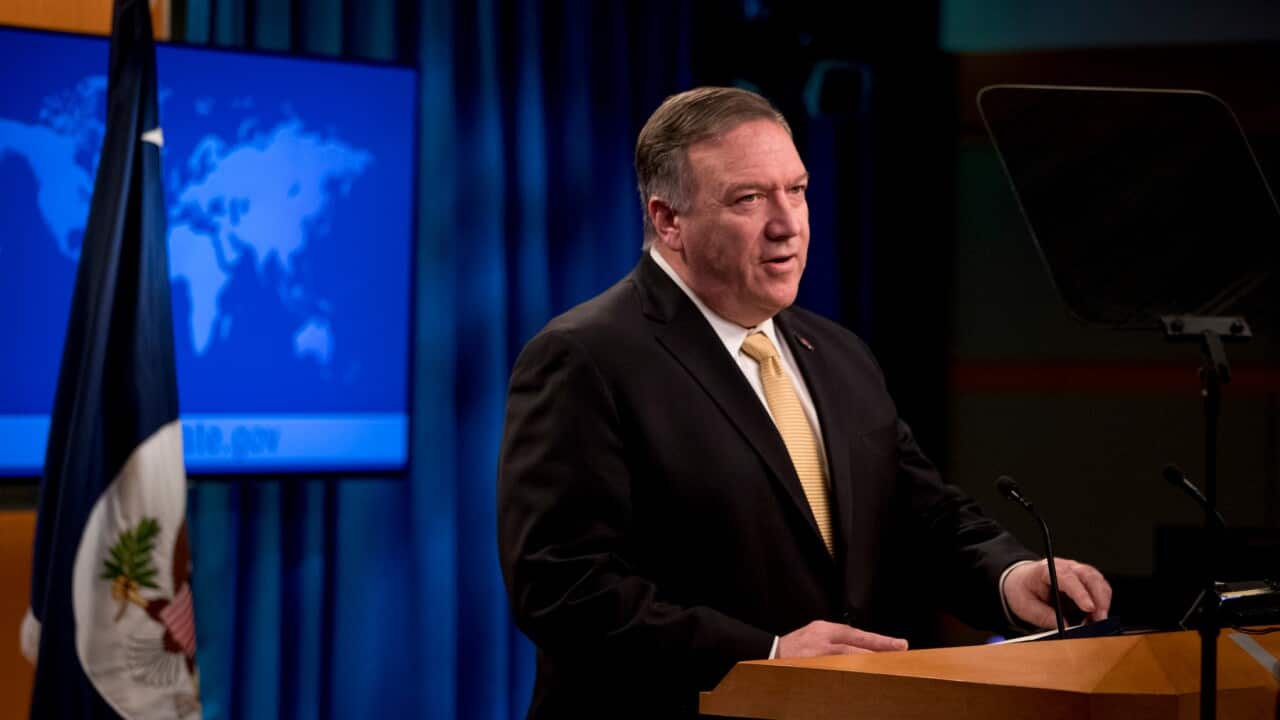 US Secretary of State Mike Pompeo announces a reversal of US policy on Israeli settlements