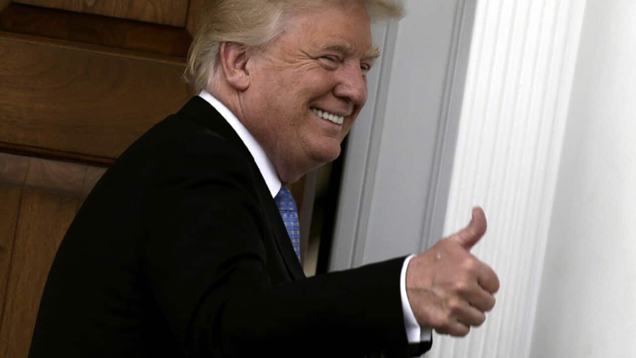 US President-elect Donald Trump
