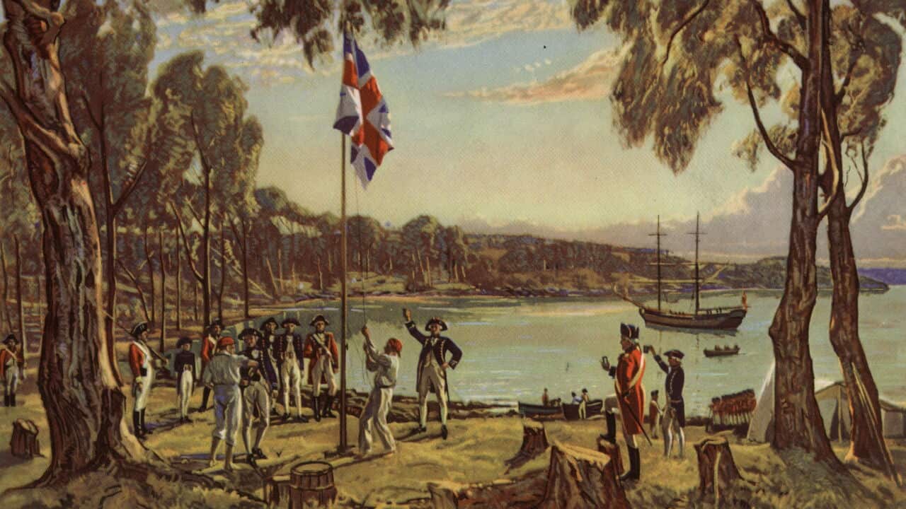 The 'Founding Of Australia' on 26 January 1788