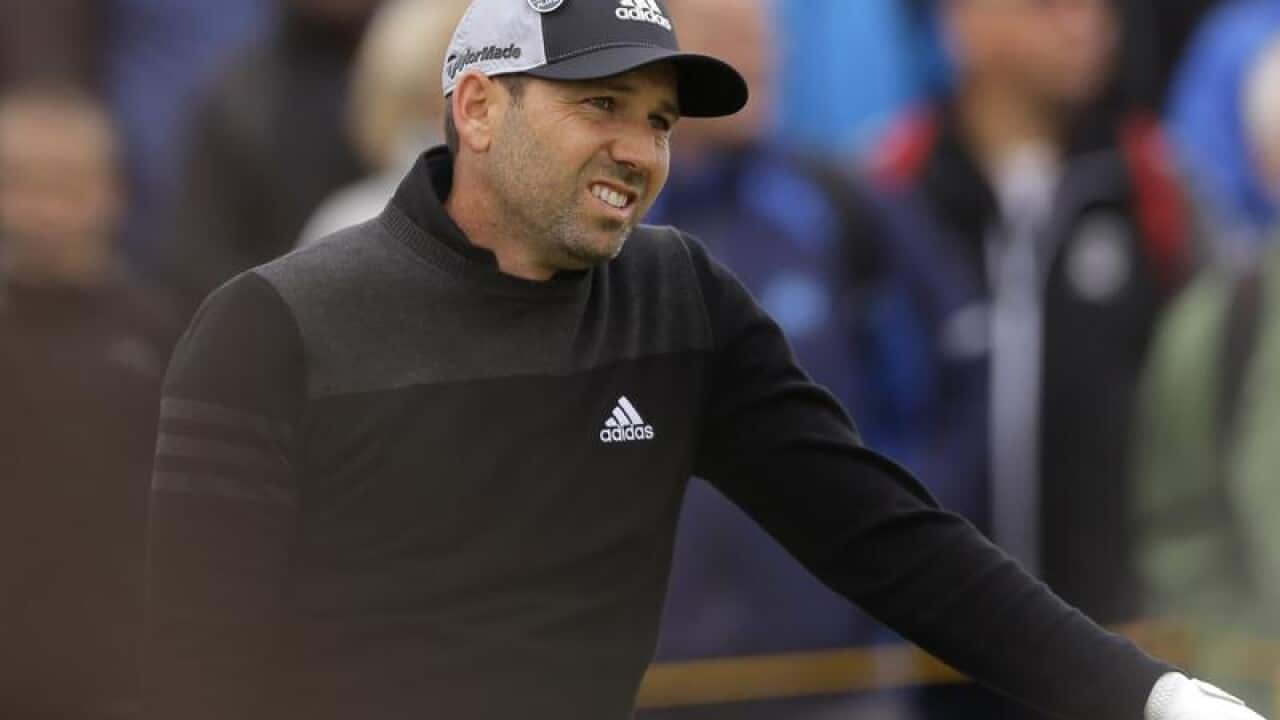 Spanish golfer Sergio Garcia