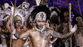 Tapati Festival celebrations on Rapa Nui