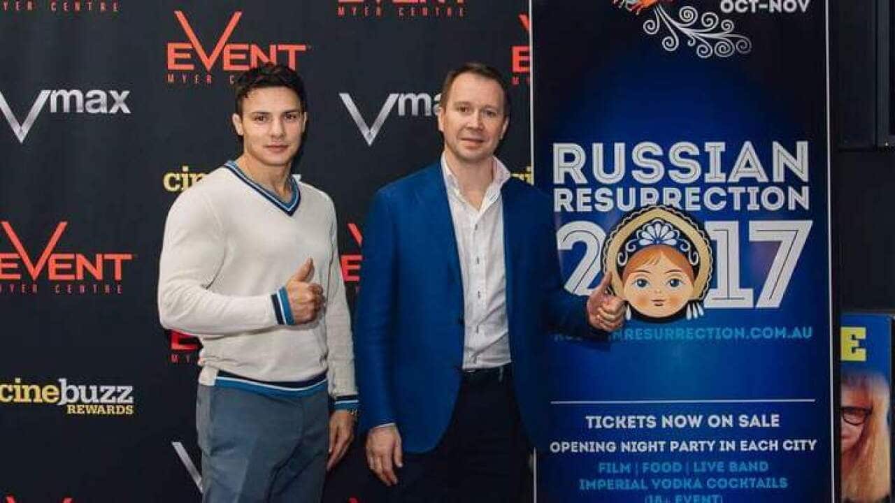 Alexander Novin and Evgeny Mironov
